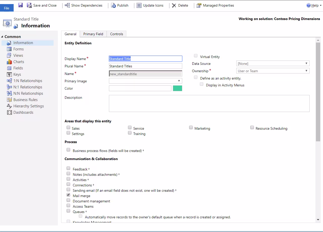 Benutzerdefinierte Felder Dynamics 365