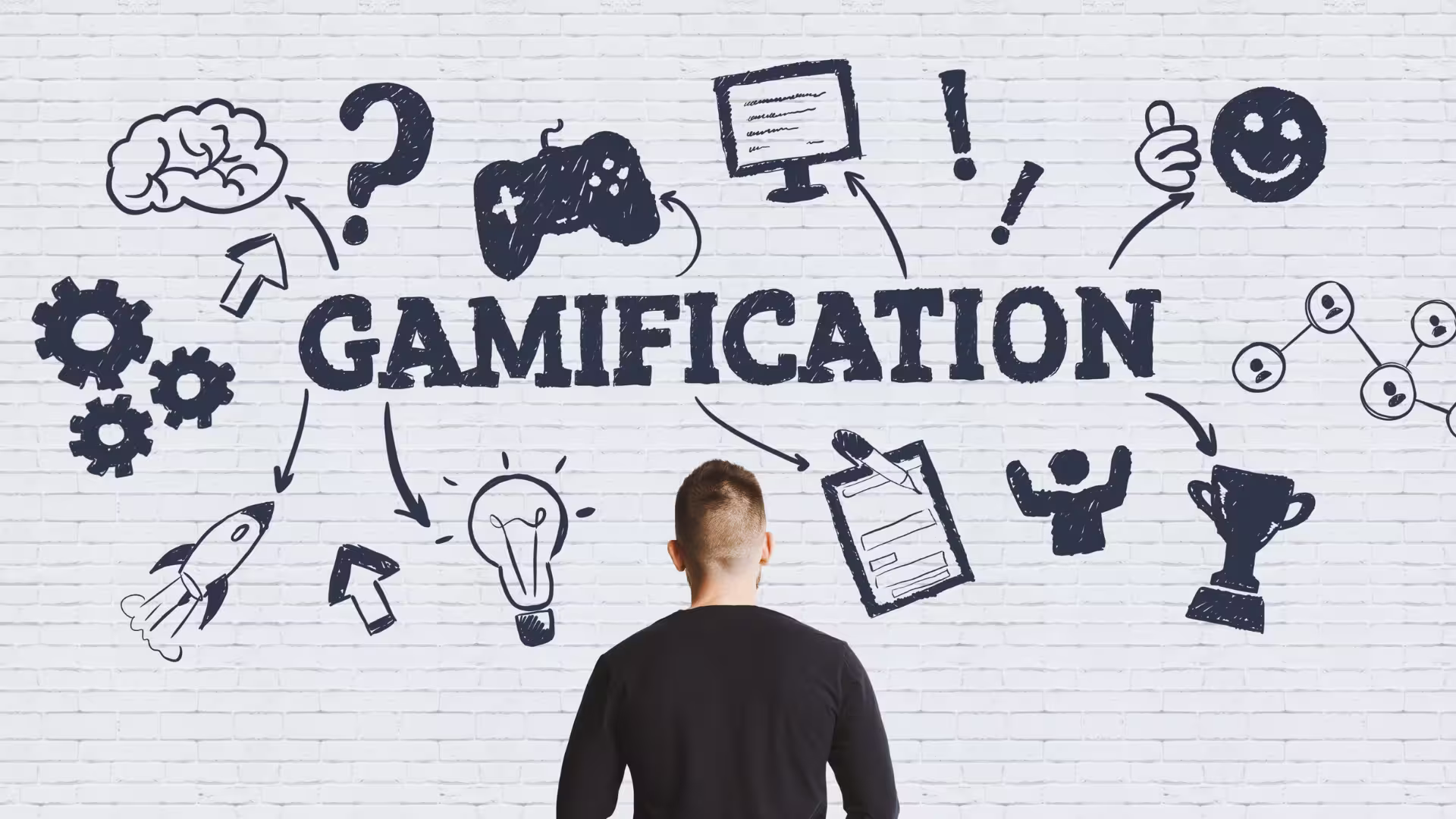Gamification Zeichnung